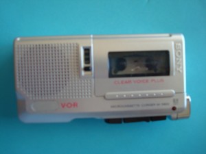 Microcassette recorder